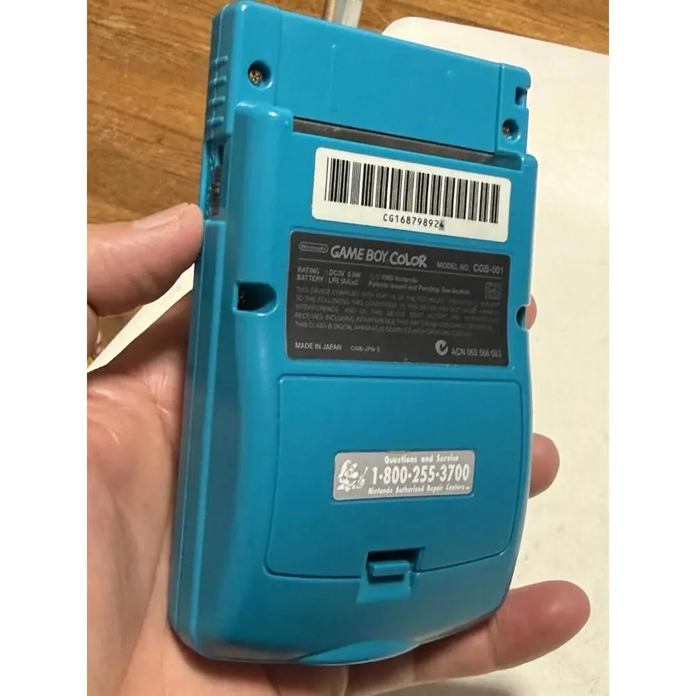 VINTAGE NINTENDO TEAL GAME BOY COLOR HANDHELD GAME SYSTEM